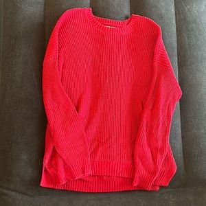 Small Red Hollister Sweater